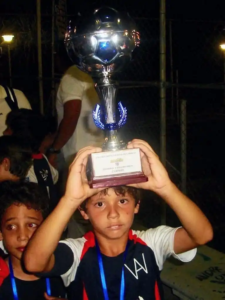 My first trophy - captain at school - 2005 - 2009 - 1